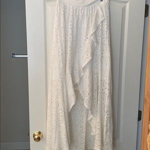 7th Ave. New York & Co. lace skirt with slip